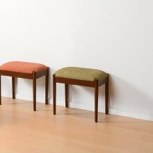 シンプルだけどデザイン性が高くあるだけでおしゃれ スツール (グリーン)
