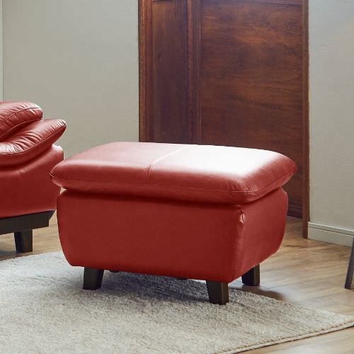 英国クラシック調 彫刻入りレッドレザースツール 605-120 イタリア製クラシックシリーズ スツール 幅47cm奥行36cm高さ47cm 通販