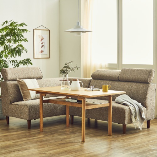 チボリ　ベージュ 本革 2人掛けソファ 可動式ヘッドレスト チボリ ベージュ 本革 2人掛けソファ 可動式ヘッドレスト チボリ