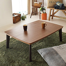 どんなテイストのお部屋でもしっくり 天然木ウォルナット材こたつテーブル