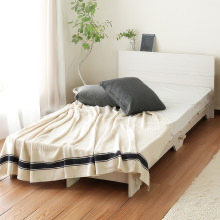 工具がなくても大丈夫 楽々簡単組立て ネジを使わないすのこベッド (シングル)