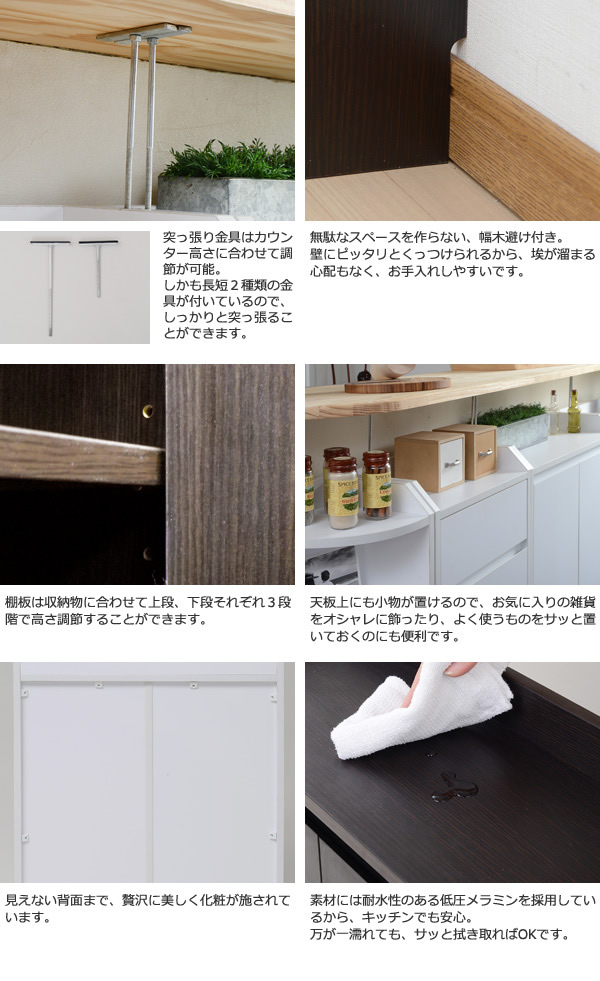 ありそうでなかった便利アイテム キッチンカウンター下収納 扉 幅60cmの詳細 | カヴァース