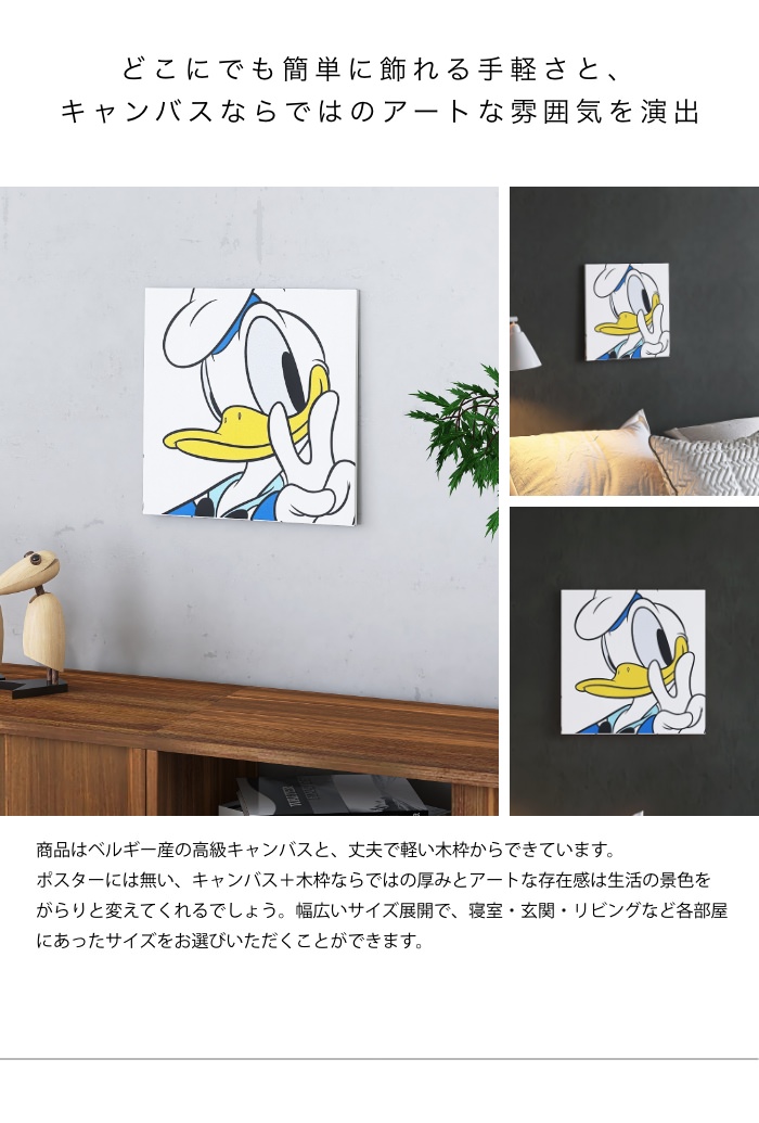 ドナルドダック サイン入り絵画 Disney 絵画