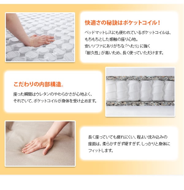 使いやすい ハイバックコイルソファ ファブリックタイプ 1人掛け 使いやすい ハイバックコイルソファ ファブリックタイプ 1人掛け