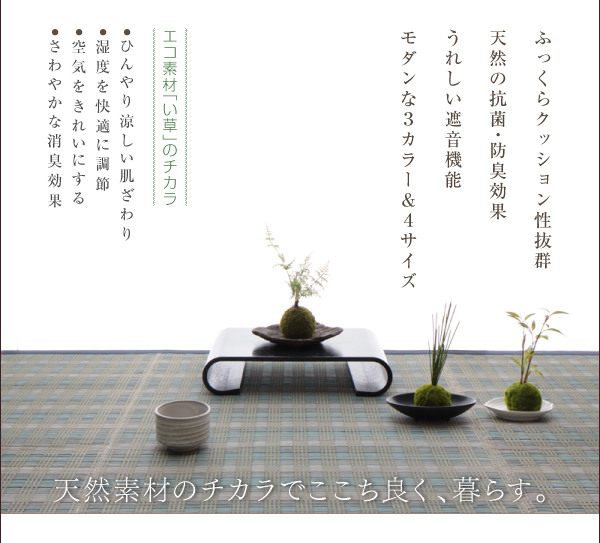 い草ラグの特徴