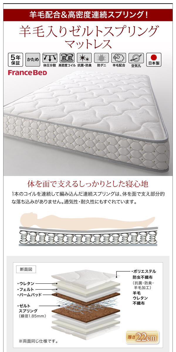 キャンプ用品は全部ここに アウトドア収納跳ね上げベッド (シングル)の 