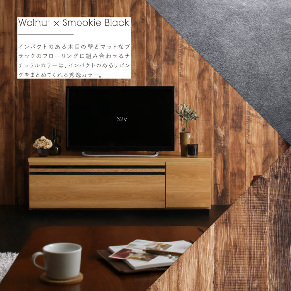組立不要ですぐ使用できる 国産完成品デザインテレビボード (幅120)の詳細 カヴァース