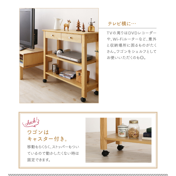 実用的な収納スペース キャスター付き 北欧デザイン スライド