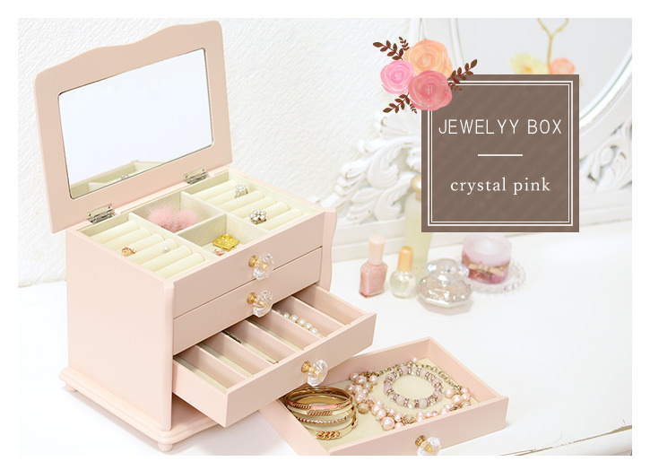 ピンクフラワー引出し取手6個セット ハイチェスト(TA75WH 取っ手ピンク