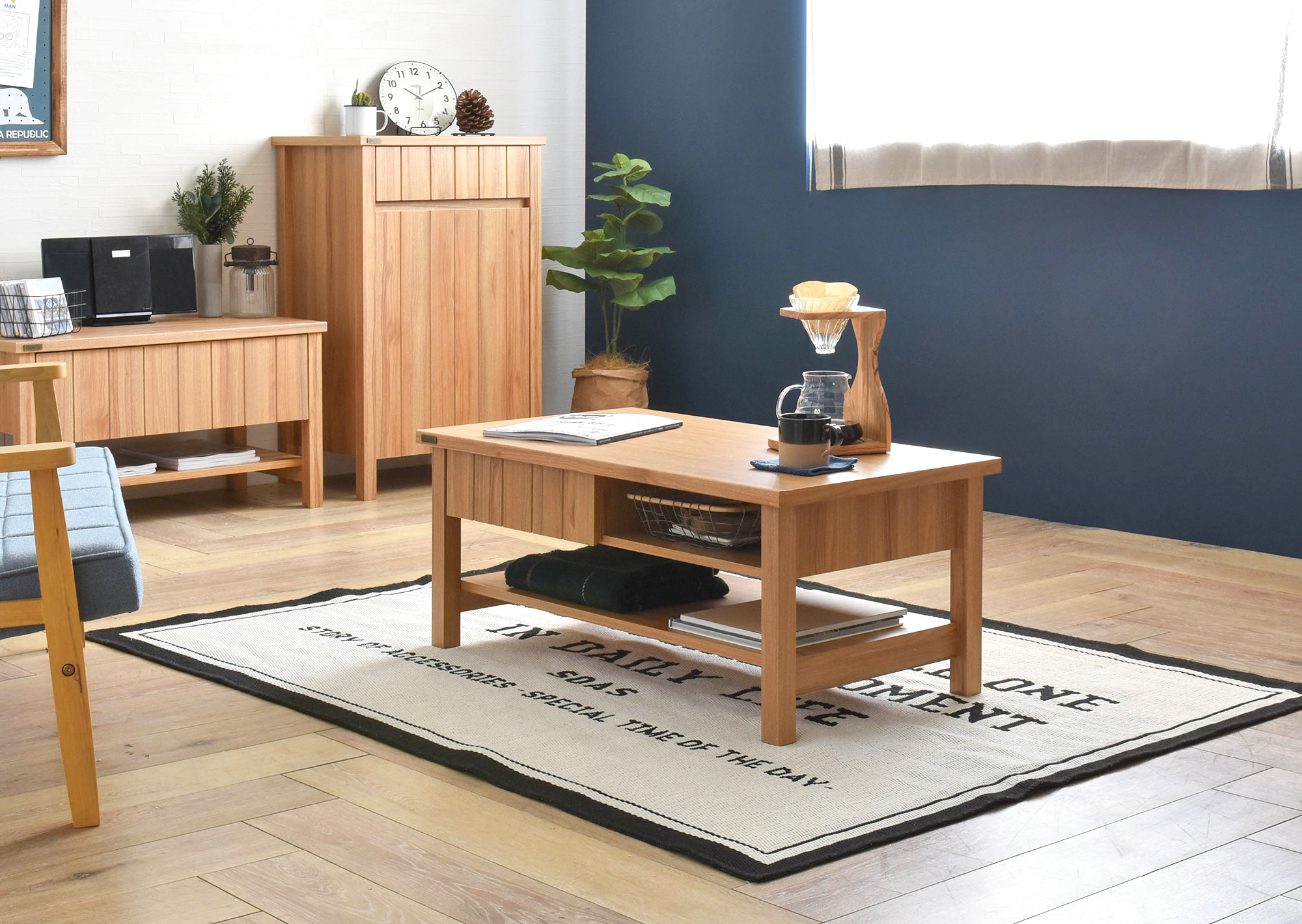 数量限定価格!! 北欧 ナチュラル スツール別売り ドレッサー MUJI （安らぎ IKEA ドレッサー・鏡台