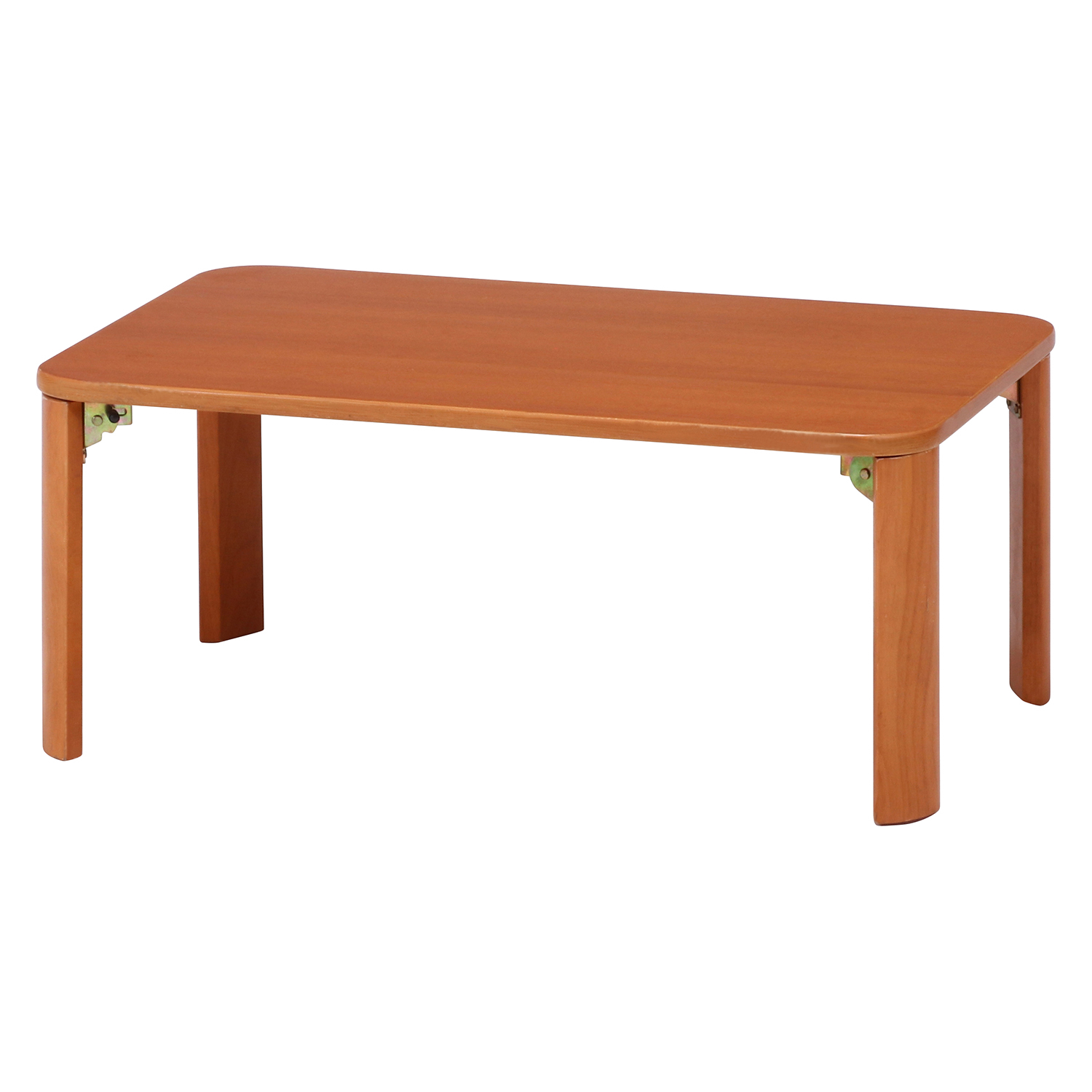 シンプルなナチュラルカラー サッとしまえてスペース広々 折脚ロー