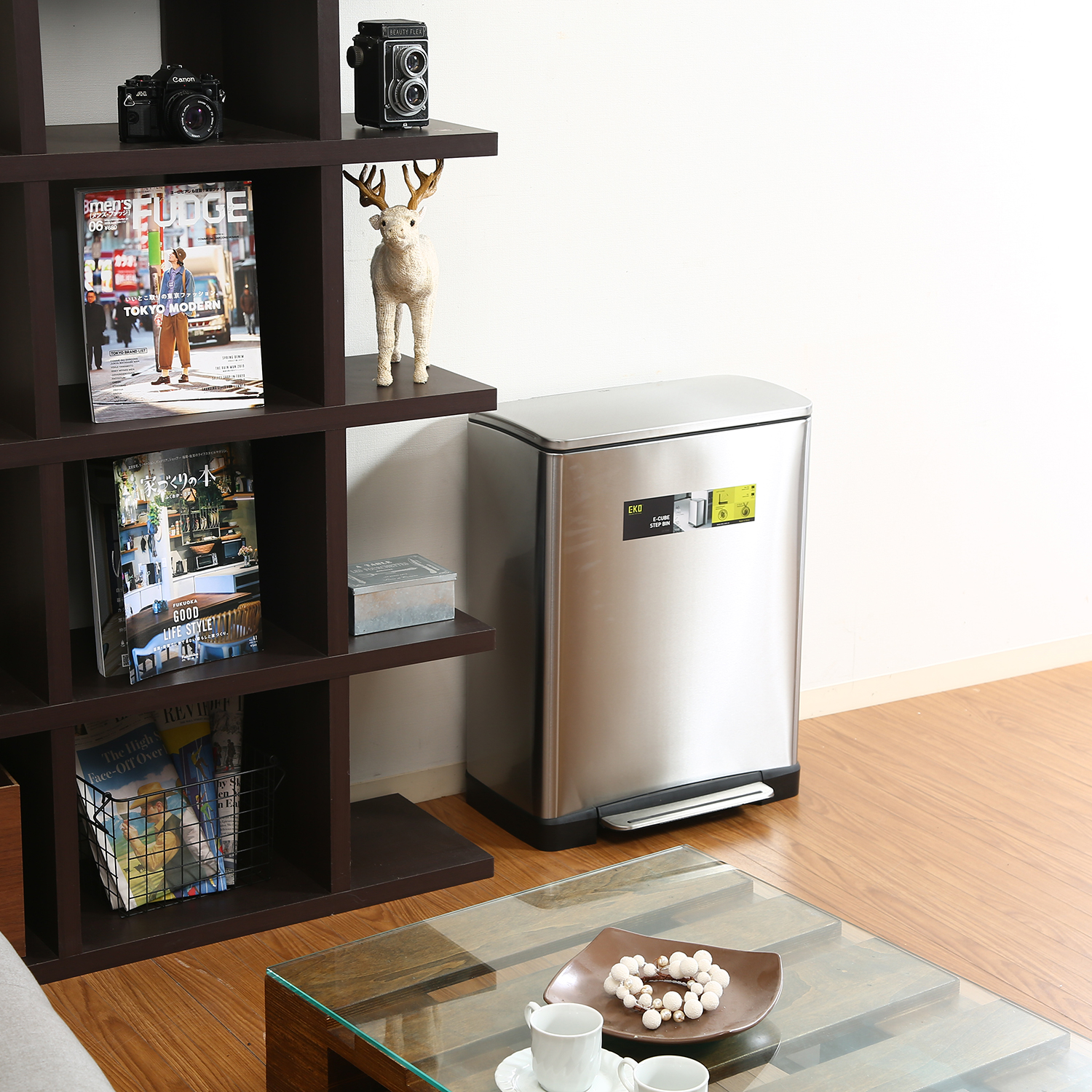 楽天1位】 キューブ ステップビン EK9268MT 28L+18L blog.expertsoftwareteam.com