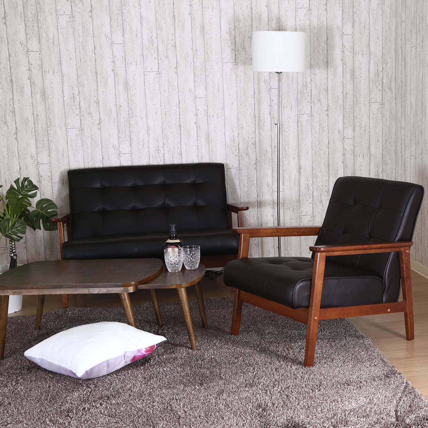 喫茶店の1人掛けソファ 置くだけでカフェスタイルのインテリアに 1人掛けソファーの詳細