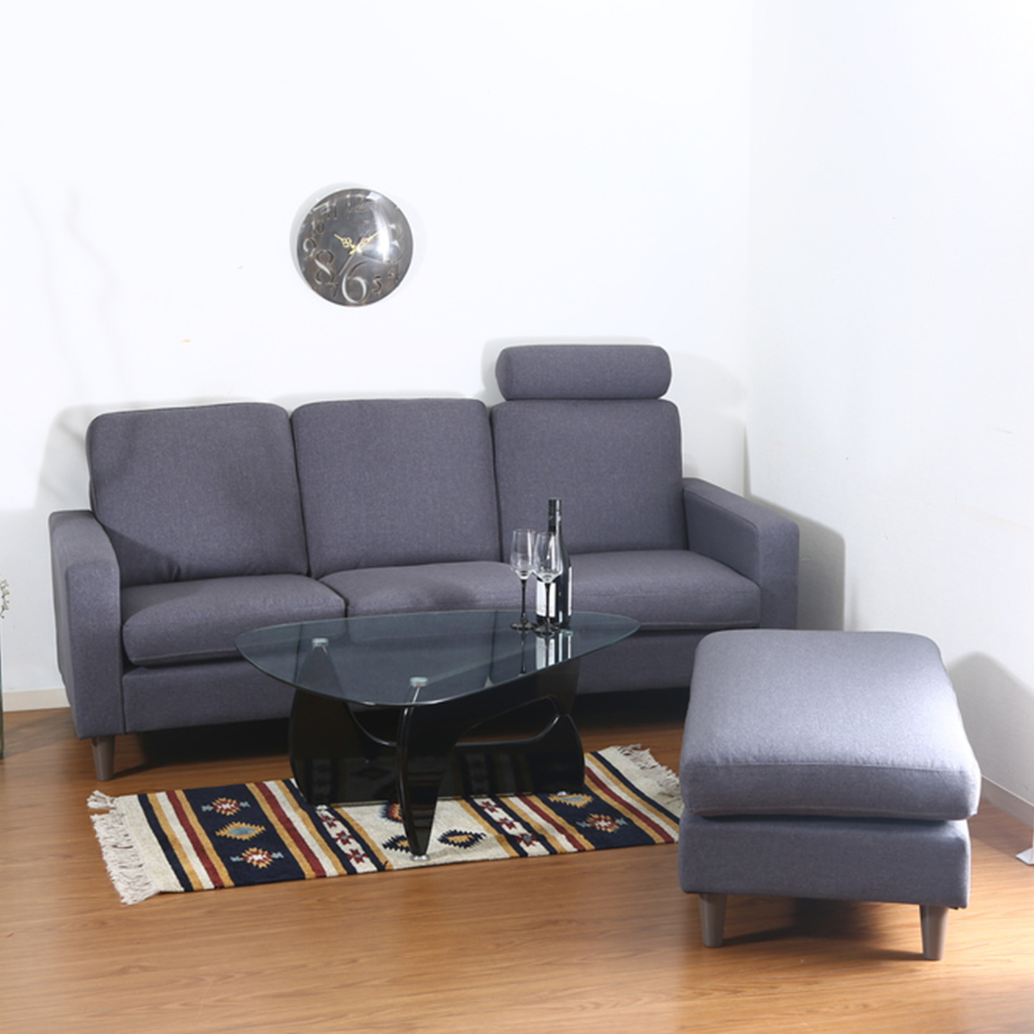 美品 定価28万円 ソファ カウチ オットマン スツール スタイリッシュ