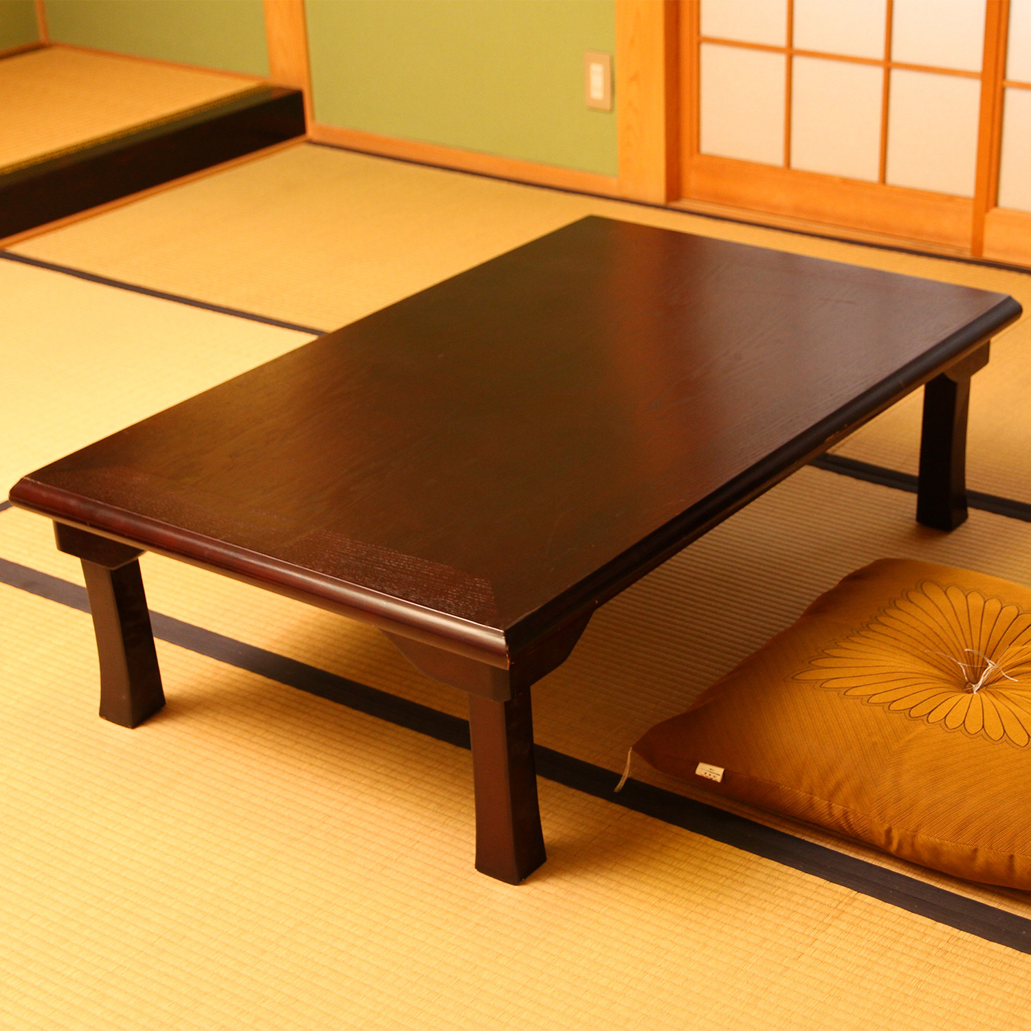 座卓　木製品　高級　６畳　艶　昭和レトロ 座卓木製品高級6畳艶昭和レトロ