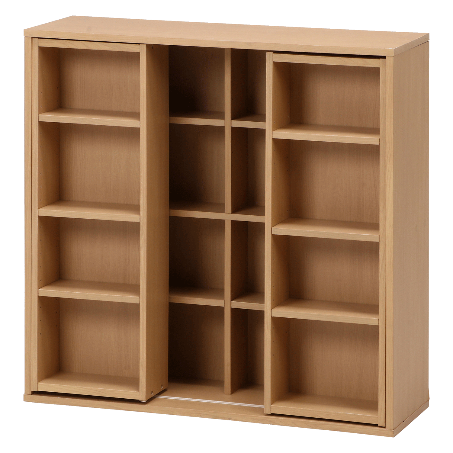 スライド式で大容量の収納スペース ダブルスライドラックの詳細