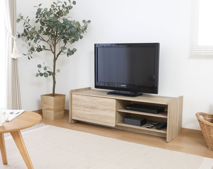 TVボード 幅120cm ホワイトオーク