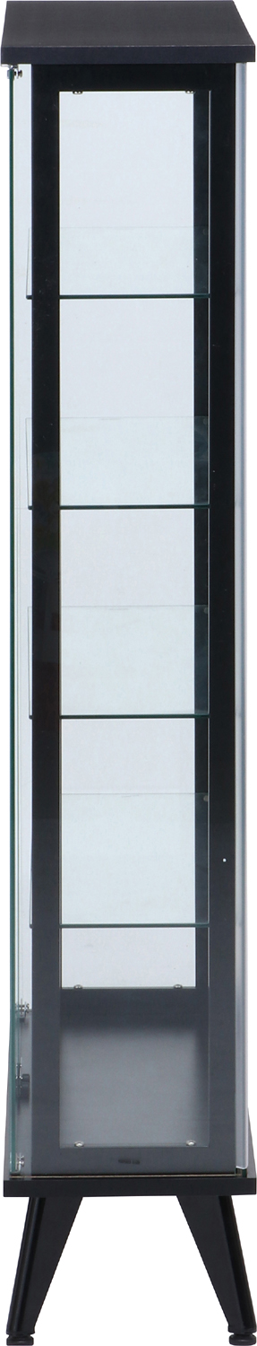 アイテムの魅力を引き立てるシンプルなデザイン ガラスディスプレイ