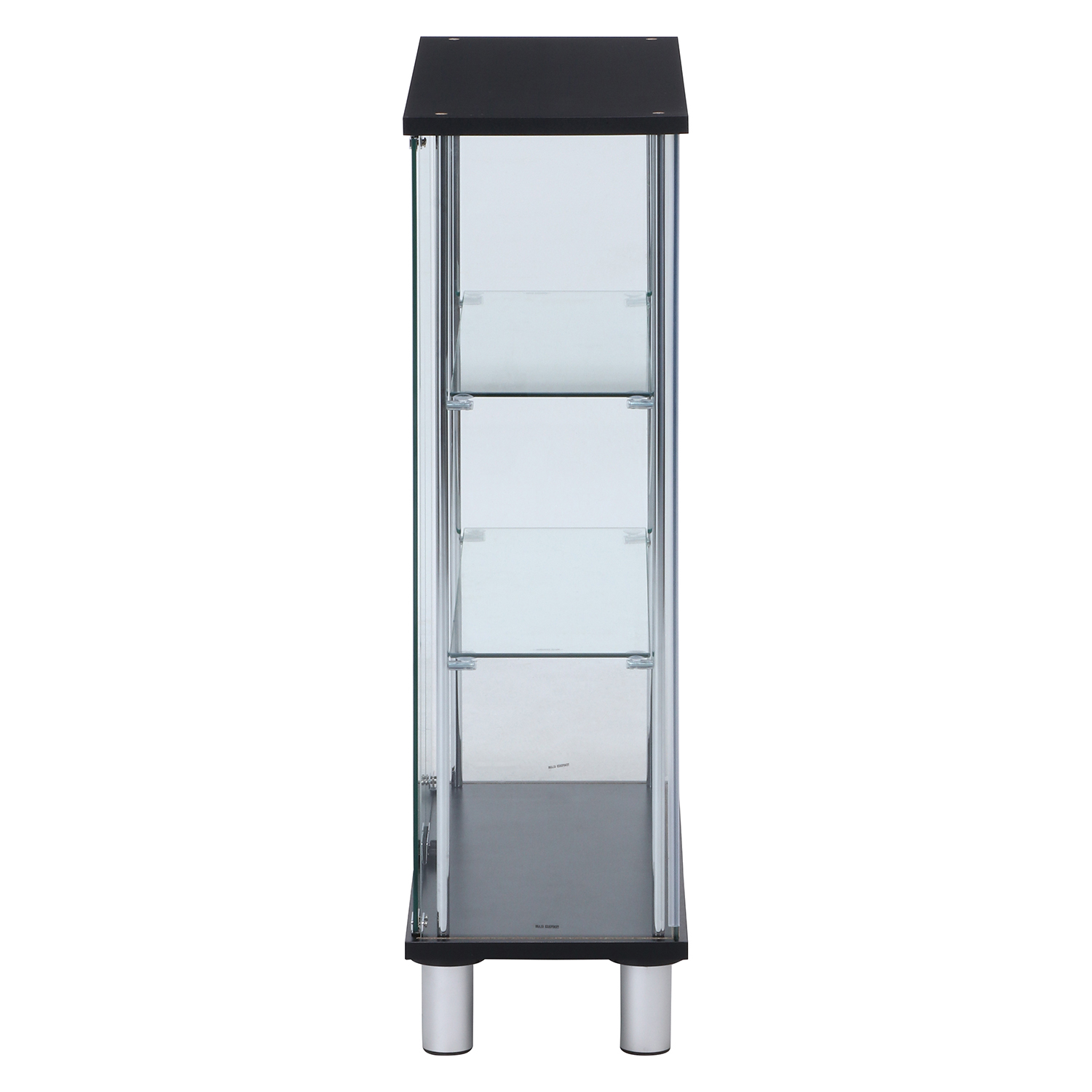 大切なコレクションを美しく飾る ガラスディスプレイケース3段 ワイド