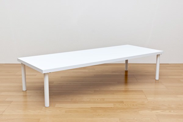 都会的クールなお部屋にぴったり フリーローテーブル 幅150cmの