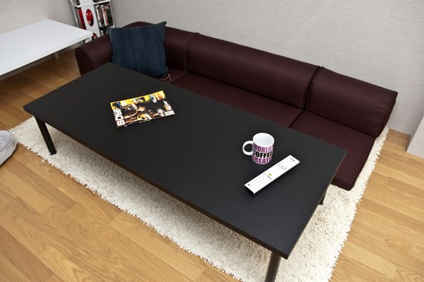 都会的クールなお部屋にぴったり フリーローテーブル 幅150cmの詳細