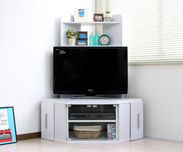 デッドスペースを無くして有効活用 ハイタイプコーナーテレビ台の詳細 カヴァース デッドスペースを無くして有効活用 ハイタイプコーナーテレビ台の詳細 カヴァース