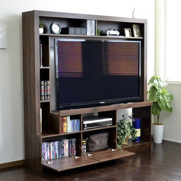 スタイリッシュなデザインでお部屋をお洒落に演出 壁面収納テレビボードの詳細 カヴァース