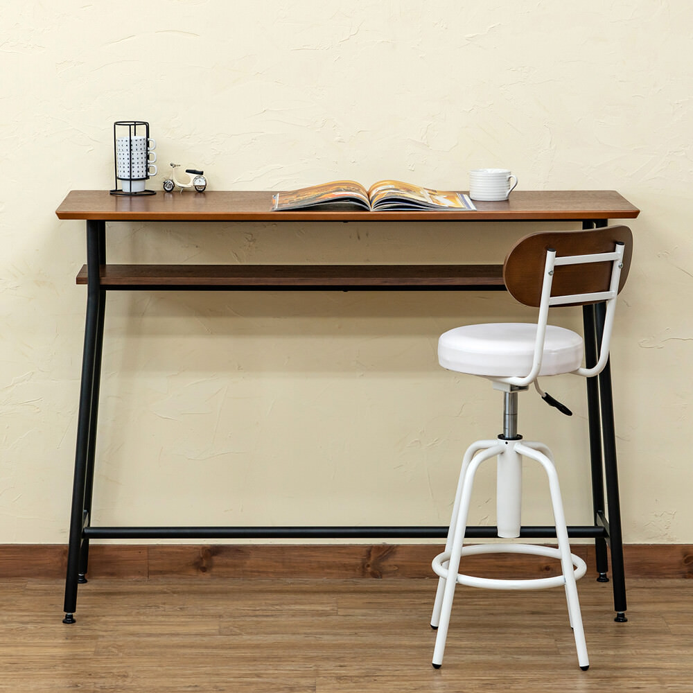 ウォールナット色　 カウンターテーブル　幅120 ウォールナット色 カウンターテーブル 幅120 ウォールナット色