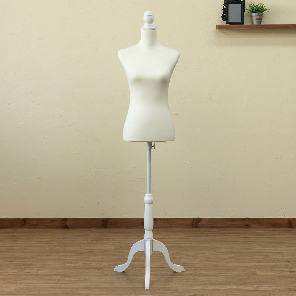 軽量◇アイアン素材/ワイヤートルソー /マネキン白