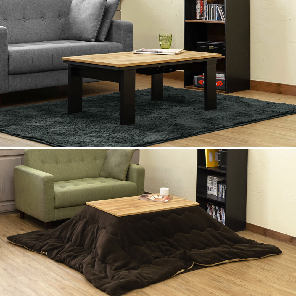 モダンリビングコタツ　90×50 マーブルホワイト モダンリビングコタツ 90×50 マーブルホワイト