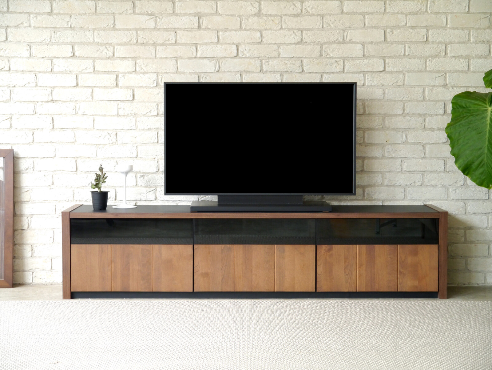最終価格】【国産無垢材ウォールナット】175cm テレビボード