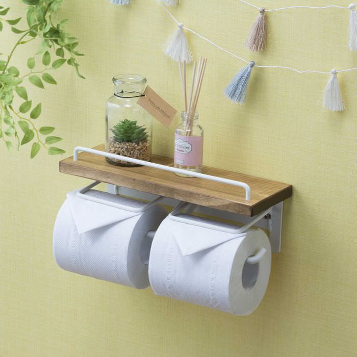 トイレットペーパーホルダー ダブルタイプ