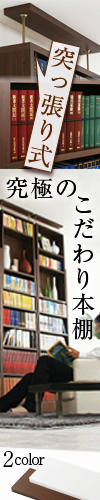 突っ張り式 究極のこだわり本棚