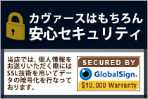 カヴァースはもちろん安心セキュリティ