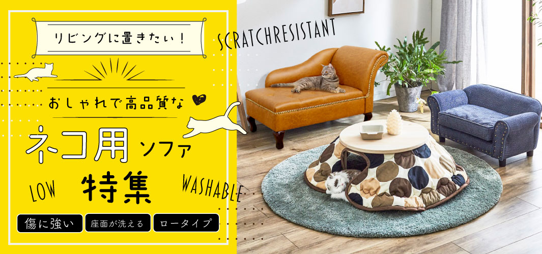 リビングに置きたい！おしゃれで高品質な猫用ソファ特集